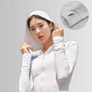 여성 슬림핏 후드집업 시원한 햇빛 차단 긴팔 자켓