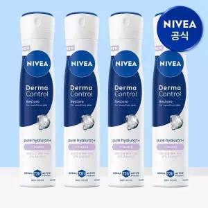 데오드란트 더마 컨트롤 리스토어 스프레이 200ml 4개