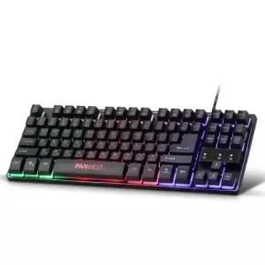 실속형키보드 RGB 백라이트 게이밍 키보드 / 텐키리스 멤브레인