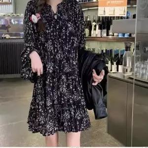 [하프클럽/]미니 플라워 캉캉 원피스 오피스 하객용 정장 드레스