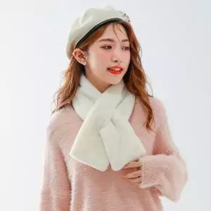 [하프클럽/]겨울용 따뜻한 쁘띠 머플러 털목도리 스카프 여성용