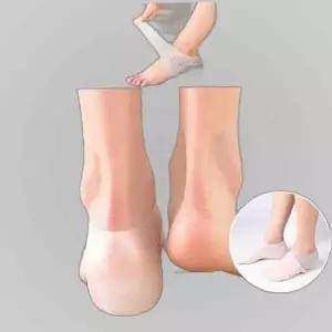 발편한 시크릿 실리콘 키높이 깔창 뒷꿈치 화이트 패드 양말