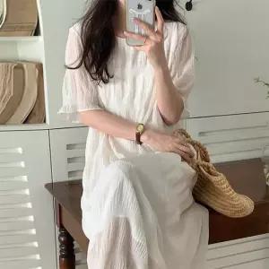 [아리엘스타일]퓨어무드 플리츠 데이트룩 클레뷰롱원피스