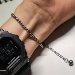 [하프클럽/]bns 변색없는 써지컬 스틸 팔찌 볼 팔찌 3mm 여름 체인 우정 커플