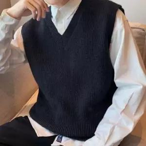 남성여름조끼 심플 클래식 디자인 남자 베이직 니트조끼