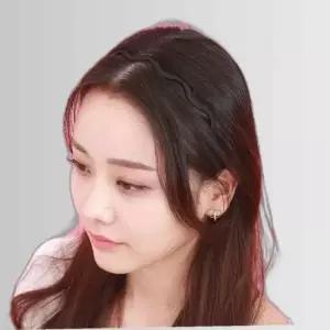 무광 웨이브 컬러 머리띠