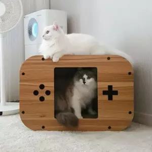 [반려] 고양이 하우스 견고한 스크래처 1P 게임기 숨숨집
