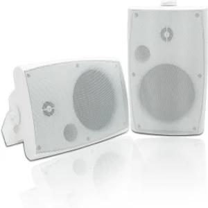 Herdio 400W 6.5인치 패시브 야외 스피커 유선 방수 파티오 홈 실내 풀사이드 데크 뒷마당을 위한 강력한
