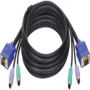 B005-002/4 및 B007-008용 트립 라이트 P753-010 KVM PS/2 슬림 케이블 키트 - 10피트 블랙