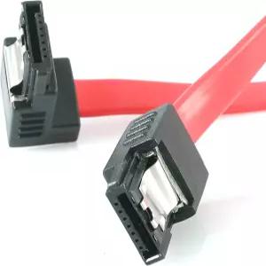 StarTech.com 18인치 SATA를 직각으로 래치하는 직렬 ATA 케이블 - 6Gbps LSATA18RA1