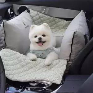 패리스독 강아지카시트 꿀잠 카시트 (그레이) 애견 반려견 차량용카시트
