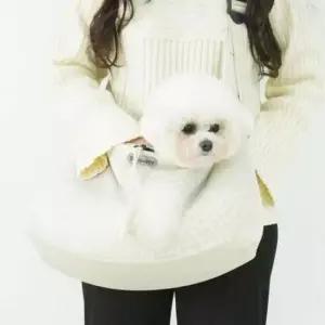 레드퍼피 끌레 메쉬 이동가방(파스텔아이보리)