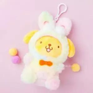 폼폼푸린 그라데이션 가방장식 열쇠고리 액세서리