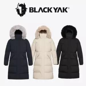 블랙야크 역시즌 패딩 여성 구스 롱패딩 폭스퍼 파니 다운자켓 1BYPAWU507
