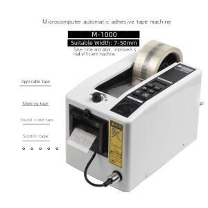 자동 포장 테이프 디스펜서 M-1000 접착 절단 커터 기계 220V/110V 사무