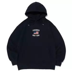 카고브로스 (BIGSIZE) AMERICAN NEWYORK HOOD T-SHIRT (NAVY) - black CB26SSF0804 152231