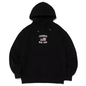 카고브로스 (BIGSIZE) AMERICAN NEWYORK HOOD T-SHIRT (BLACK) - black CB26SSF0801 152242