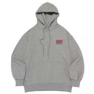 카고브로스 (BIGSIZE) IKONIC LOGO HOOD T-SHIRT (GRAY) - black CB26SSF0203 152296