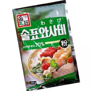 솔표식품 와사비 솔표 200g 40개 업소용 대용량 식자재