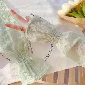 여성 운전용 팔토시 꽃 레이스 사무 팔보호 공방 목공 TMg4+2Qkw