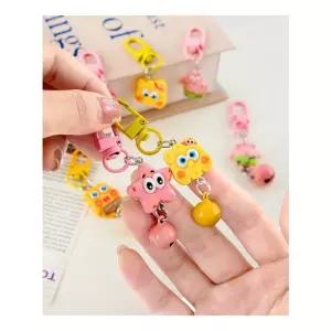 아기 스펀지밥 뚱이 키링 키홀더 열쇠고리 폰꾸 백꾸 가방 핸드폰 fAh6+5Hvg