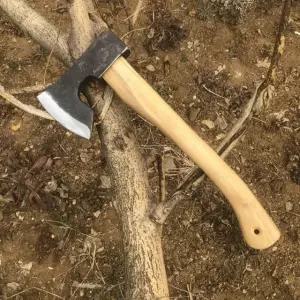 장작 패기 쪼개기 미니 펜션 450mm 포켓 케이스 스틸 화로대 토마호크도끼 오카자루 낫도끼