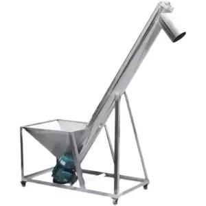 분체 진공 이송기 곡물 길이2m 나선형 스텐틸트 호퍼 2 2KW 컨트롤러 300G 직경 ？？1대1 문의？？사이즈 확인 도와드리겠습니다