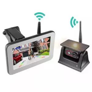 태양광 무선 후방카메라 캠핑카 버스 WIFI 1개 무선 카메라 7인치 자동차 5인치 모니터에 카메라가 1개 달려