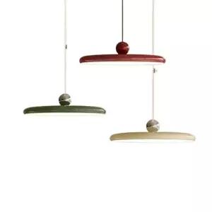 북유럽 식탁 천장조명 샹들리에 펜던트 조명 크롬 A. 레드 30cm 3단계 조절