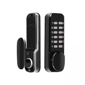 철대문 도어락 잠금장치 장치 비밀번호 자물쇠 자동 기계식 번호키 실버