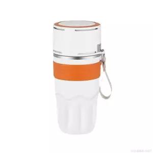 휴대용 가열 보온병 여행용 온도조절 커피포트 퍼플 화이트-USB(냉온)510ml 냉