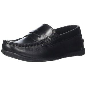 Florsheim 남아용 제로드 페니 드라이버, 주니어 로퍼, 블랙.