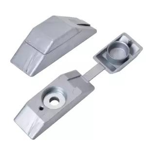 PVC 일자캡 판넬캡 홀 7mm 100개 1봉 은회색 지붕캡 방수 조립식 판넬 벽캡 지붕캡
