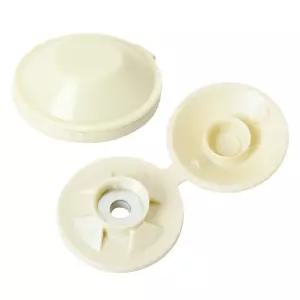 PVC 원형캡 판넬캡 홀 7mm 100개 1봉 지붕캡 방수 조립식 판넬