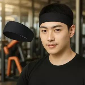 스포츠 운동 러닝 슬림 헤어 헤드 밴드 땀 흡수 쿨
