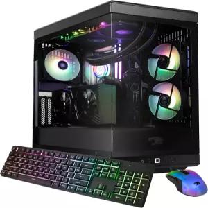 iBUYPOWER Y40 PRO 블랙 게이밍 PC 데스크탑 컴퓨터 AMD Ryzen 9 7900X CPU NVIDIA GeForce RTX 5070Ti