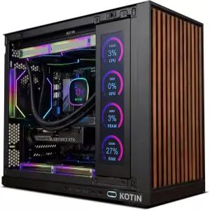 KOTIN 사전 제작 게이밍 PC 데스크탑 컴퓨터 Ryzen 7 9700X GeForce RTX 5060 8GB DDR5 6000MHz 1TB PCIe