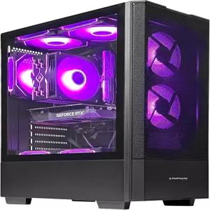 ZYNEEX 사전 제작 게이밍 데스크톱 PC AMD Ryzen 5 5500 GeForce RTX 3050 6GB DDR4 3200MHz RAM 1TB NVMe