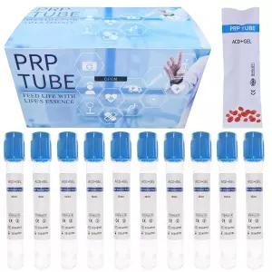 PRP 시스템용 튜브 10ml 동물 실험실 분리용 ACD 용액 A 및 젤 유리 10팩