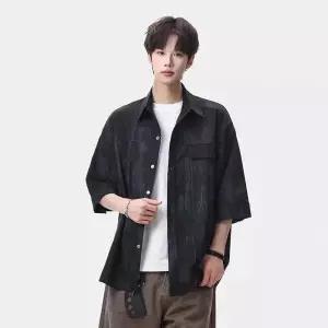 남성 셔츠 반팔 빅사이즈 쿨링 패피2