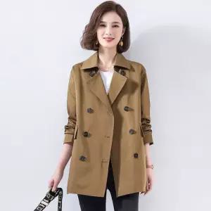 빛채운 롱 가을 봄 더블 코트 상의 트렌치코트 루즈핏 엄마룩 빅사이즈 여성코트 OPH3