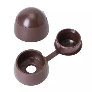 PVC 목볼트캡 M10 캡 10mm 100개 중형 마무리 앤드캡 녹 방지 목조 주택 볼트캡 마감재