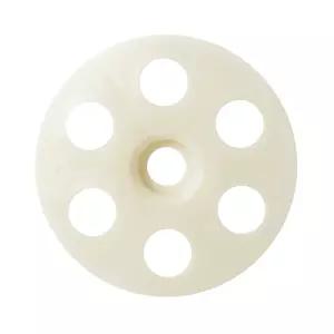 디스크 화스너 타격앙카 8mm 200개 1봉 아이보리 단열재 스티로폼 고정 칼블럭 피스