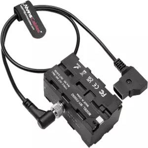 알빈스 케이블 D탭에서 양면 NPF 더미 배터리 전원 아토모스 SmallHD Feelworld 모니터 F570 F770 F970