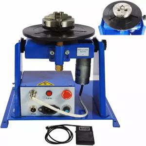 INTSUPERMAI 용접 위치 지정기 턴테이블 로테이터 0KG 파이프 작업물 머신 80mm 척 090