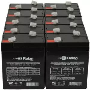 유니셀 TLA6400 팩용 라이온 파워 RG0645T 6V 45Ah 교체 A 배터리
