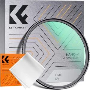 KF 컨셉 52mm MCUV 보호 필터 8 멀티 코팅 카메라 UV 초슬림 청소포 K시리즈