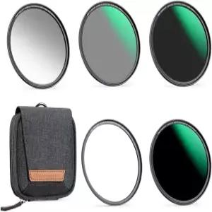 KF 컨셉 43mm 마그네틱 GND8 ND8 기본 링 카메라 필터 키트 5팩 28겹 코팅된 광학 유리 중성 밀도 나노X