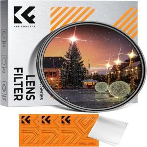 KF 컨셉 49mm 가변 스타 필터 크로스 스크린 스타버스트 4 8포인트 8 레이어 코팅 초슬림 광학 유리 카메라