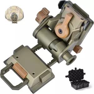 다웨이 비전 고글 NVG 마운트 L4G24 PVS4 코뿔소 조절식 풀 메탈 알루미늄 G24 헬멧용